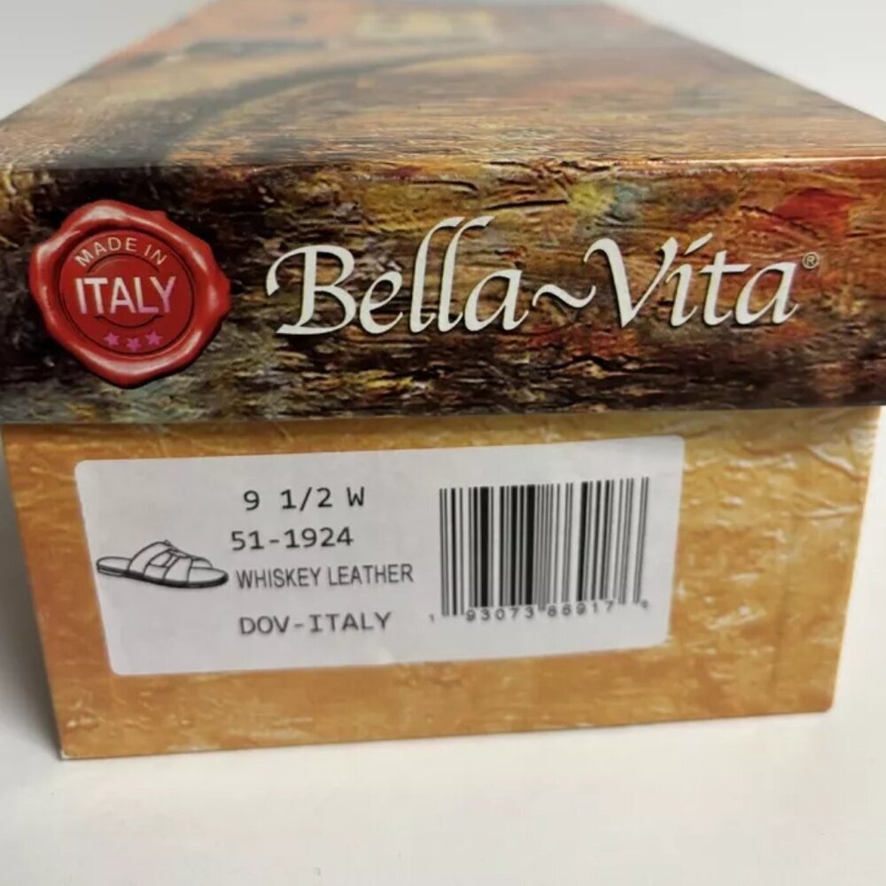 Bella Vita Women’s Dov-Italy, Brown Slide Sandals, Size 9.5 W - Picture 6 of 6